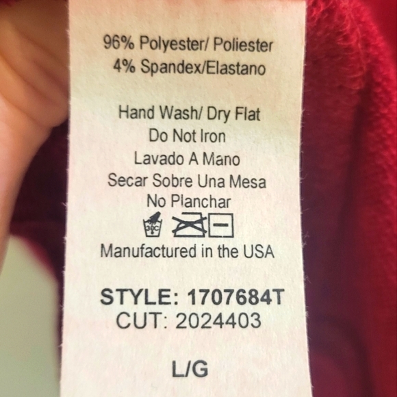 Chris & Carol NWOT Top Large - Picture 6 of 9